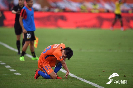 山东鲁能客场输球，遭遇联赛两连败